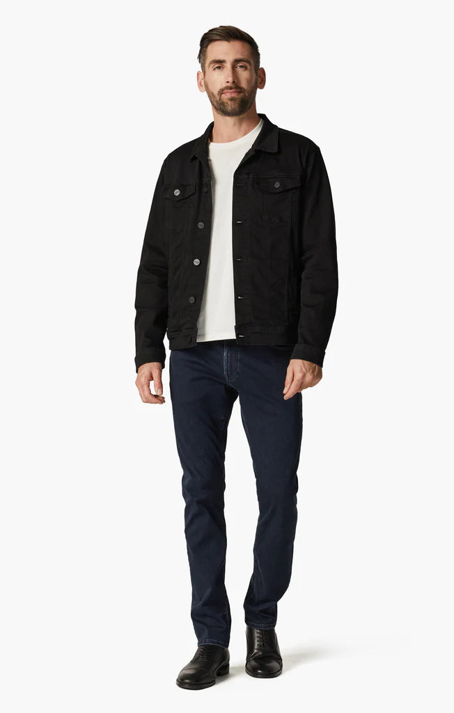 34 Heritage - Travis Black Brushed Denim-Men's Jackets-Yaletown-Vancouver-Surrey-Canada