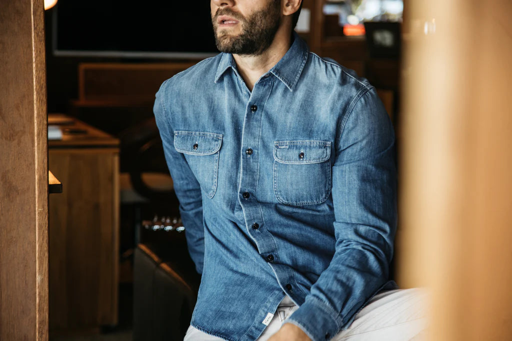 Kato CORE The Brace LS 7 Oz Loose Weave Shirt A-Men&#39;s Shirts-Yaletown-Vancouver-Surrey-Canada
