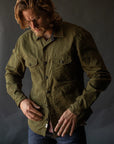 Kato - The Anvil Oxford Paraffin Wax Light Jacket - SS23-Men's Jackets-Military Green-S-Yaletown-Vancouver-Surrey-Canada