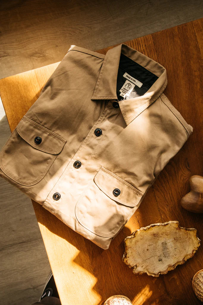 Kato - The Anvil Oxford Paraffin Wax Light Jacket - SS23-Men&#39;s Jackets-Yaletown-Vancouver-Surrey-Canada