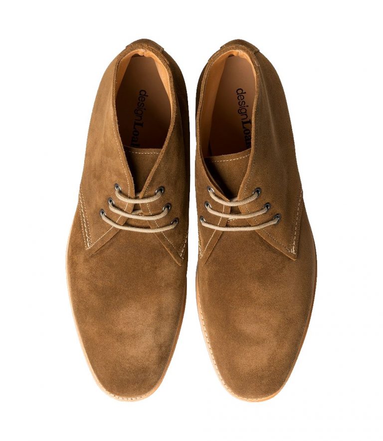 Loake - Chukka Boot- Python Tan Suede-Men&#39;s Shoes-Yaletown-Vancouver-Surrey-Canada