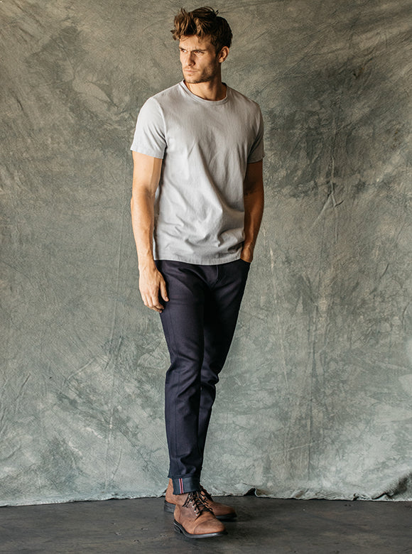 Kato CORE The Scissors Slim Tapered 10.5 oz Indigo Black Raw-Men&#39;s Pants-Yaletown-Vancouver-Surrey-Canada